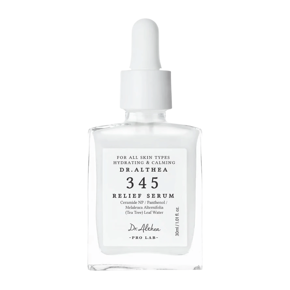 Dr. Althea 345 Relief Serum 30 ml – beruhigendes Gesichtsserum für empfindliche Haut mit Ceramiden, Panthenol und feuchtigkeitsspendenden Inhaltsstoffen.