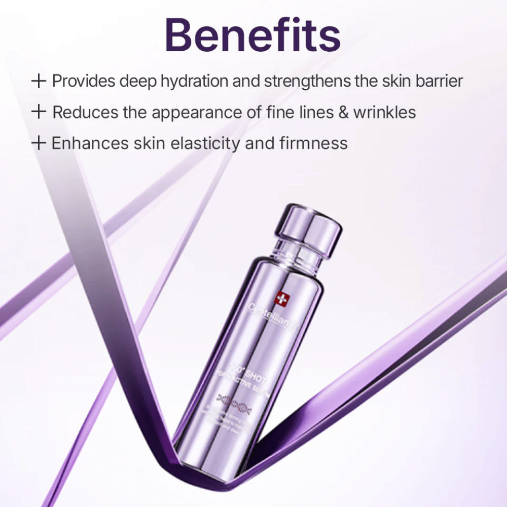 Centellian24 360º Shot PDRN Active Serum – intensiv feuchtigkeitsspendendes und straffendes Serum, das die Hautbarriere stärkt, feine Linien reduziert und die Festigkeit und den Glanz der Haut verbessert.