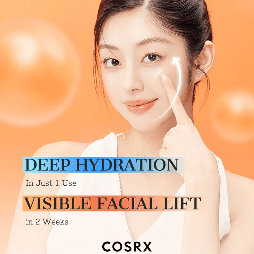 COSRX 5 PDRN Hyaluronsäure Hydrogel Maske für tiefe Feuchtigkeit, sichtbare Straffung und verbesserte Hautelastizität