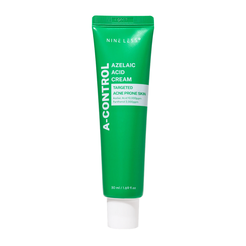 NINELESS A-Control Azelaic Acid Cream Gesichtscreme – koreanische Creme mit Azelainsäure, die hilft, Unreinheiten zu reduzieren, die Haut zu beruhigen und die Hautstruktur zu verbessern.