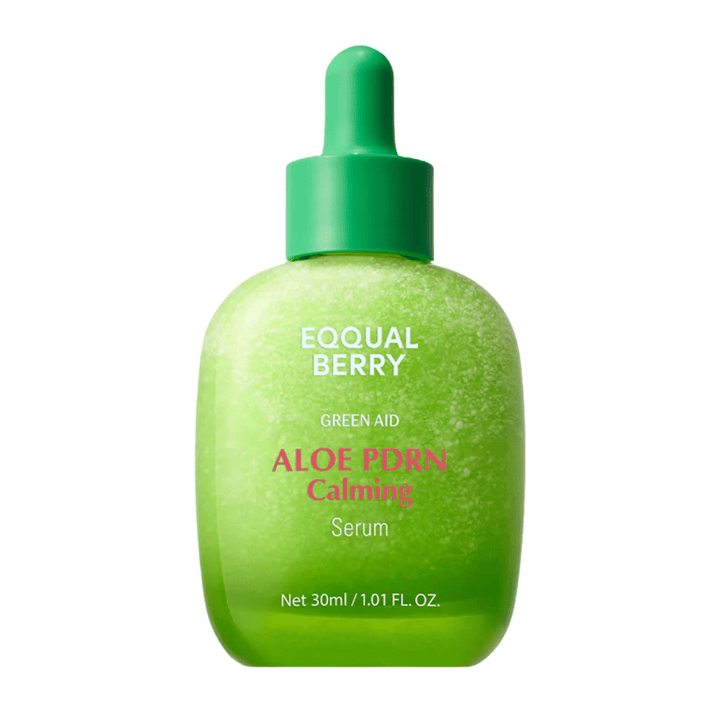 Produktbild von EQQUALBERRY Aloe PDRN Calming Serum 30 ml – koreanisches Gesichtsserum mit Aloe und PDRN für Feuchtigkeit und Hautreparatur.