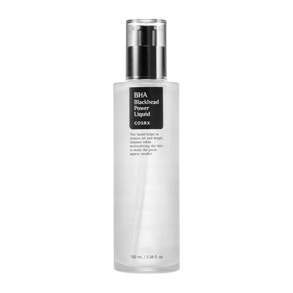 COSRX BHA Blackhead Power Liquid 100 ml – porenverkleinernde Gesichtsbehandlung mit BHA für klarere Haut und gleichmäßigere Hautstruktur.