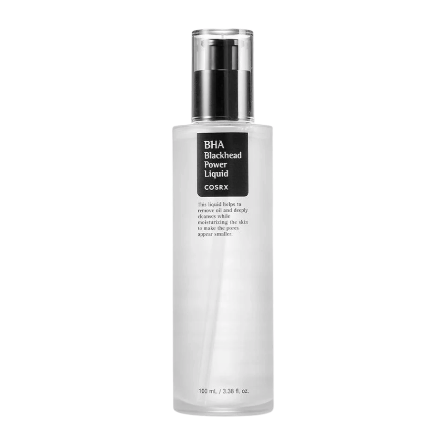 COSRX BHA Blackhead Power Liquid 100 ml – porenverkleinernde Gesichtsbehandlung mit BHA für klarere Haut und gleichmäßigere Hautstruktur.
