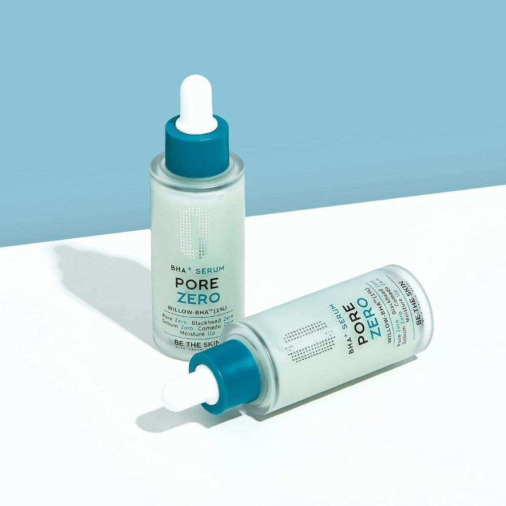Zwei Flaschen Be The Skin BHA+ Pore Zero Serum mit Willow-BHA 1 %