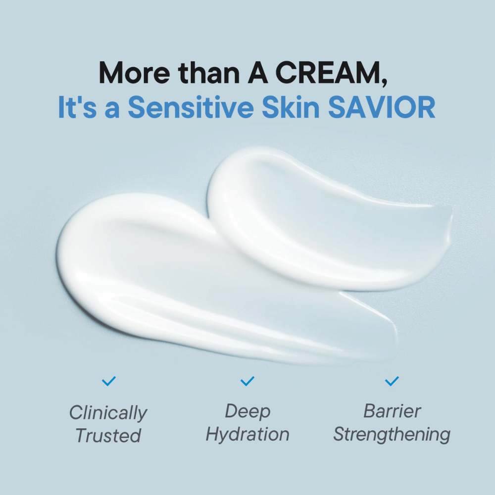 iUNIK Beta-Glucan 3X Barrier Cream mit klinisch getesteter Formel für intensive Feuchtigkeitsversorgung und barriere stärkende Hautpflege