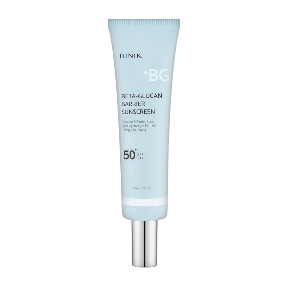 iUNIK Beta-Glucan Barrier Sunscreen SPF50+ PA++++ feuchtigkeitsspendende Sonnencreme fürs Gesicht mit unsichtbarem Finish Produktbild