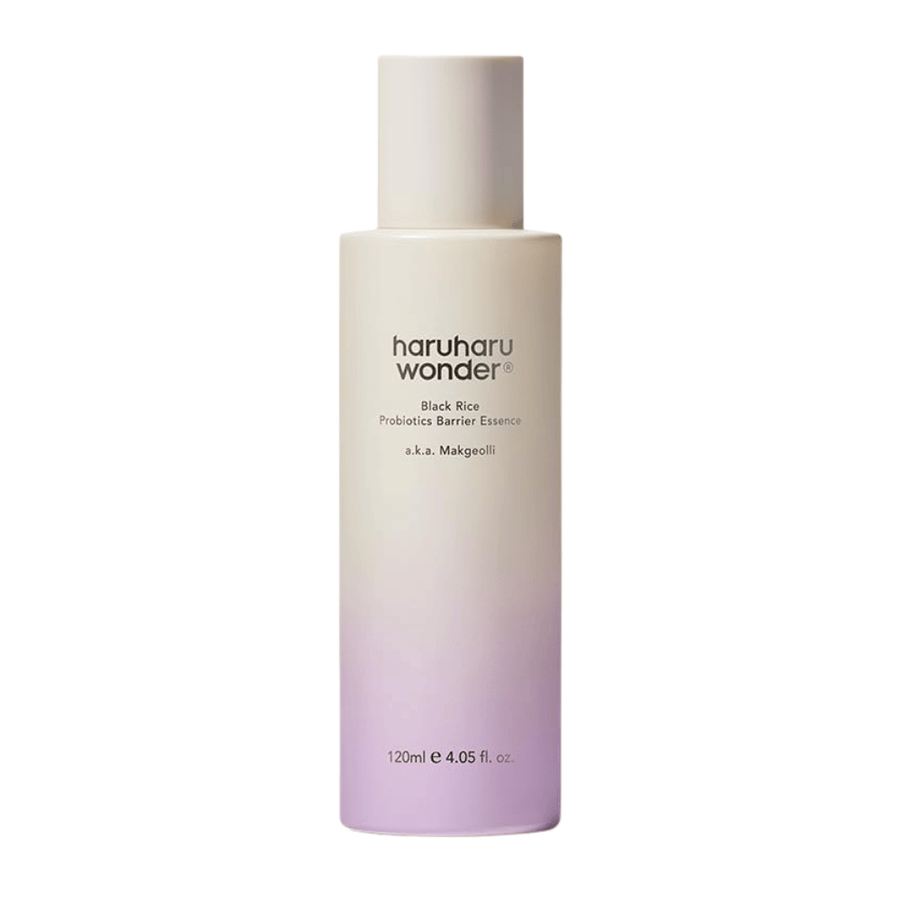 Haruharu Wonder Black Rice Probiotics Barrier Essence 120 ml mit leichter Formel, die die Haut stärkt und einen natürlichen Glow verleiht