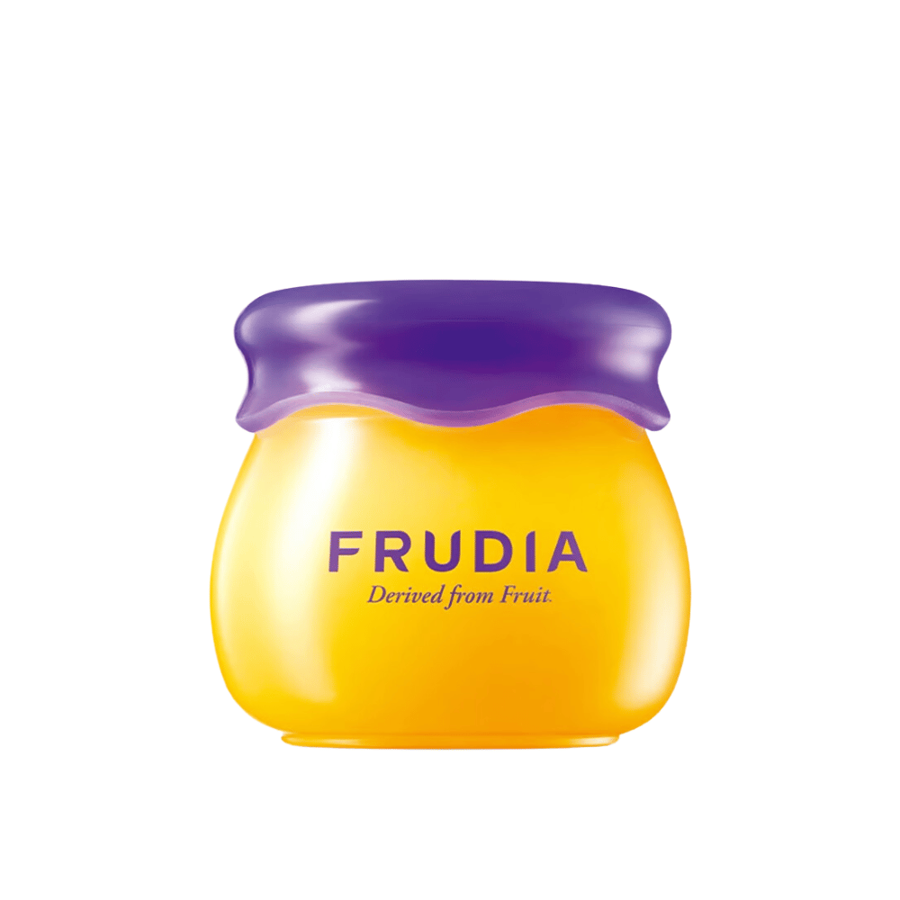 Dieses Produkt ist FRUDIAs Blaubeer-Honig-Lippenbalsam, der entwickelt wurde, um die Lippen mit natürlichen Extrakten zu befeuchten und zu nähren.
