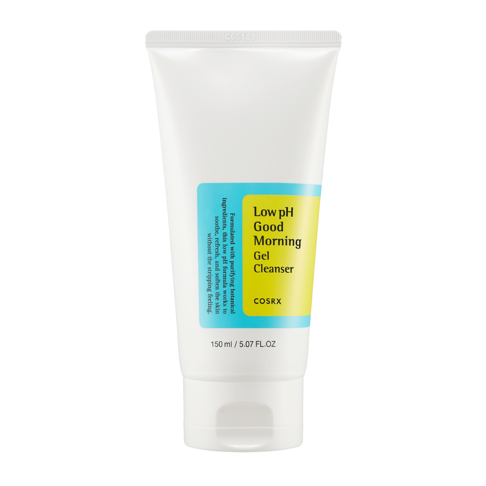 COSRX Low pH Good Morning Gel Cleanser 150ml – koreanisches Gelreiniger mit niedrigem pH-Wert, der die Haut ausgleicht und Unreinheiten entfernt