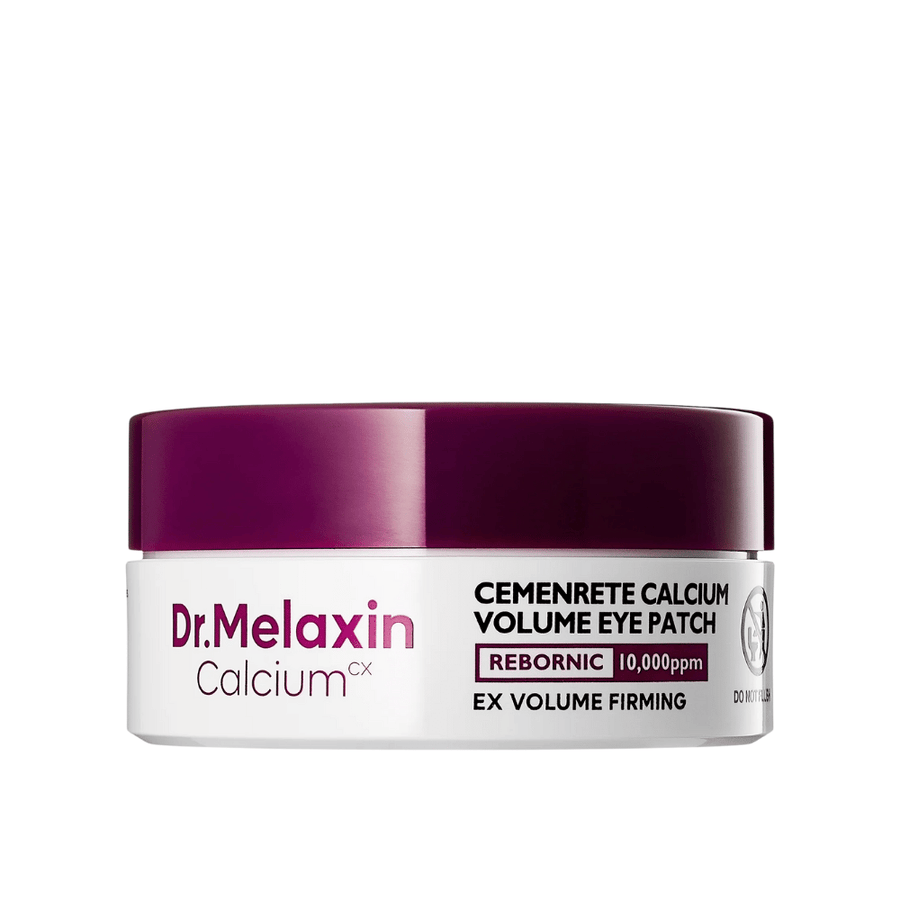 Dr. Melaxin Cemenrete Calcium Volume Eye Patch – volumengebende Hydrogel-Augenpatches mit Kalzium und Rebornic 10.000 ppm für festere Haut und reduzierte feine Linien.