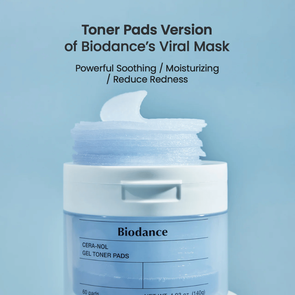Biodance Cera-Nol Gel Toner Pads – Die virale Maske in einer praktischen Pad-Version!

💙 Beruhigend & feuchtigkeitsspendend – reduziert Rötungen und stärkt die Hautbarriere.
✨ Gel-angereicherte Pads – bieten intensive Feuchtigkeit und kühlenden Effekt.
🌿 Perfekt für empfindliche Haut – lindert Irritationen und balanciert die Haut.

Einfache und effektive Hautpflege für einen frischen und strahlenden Teint!
