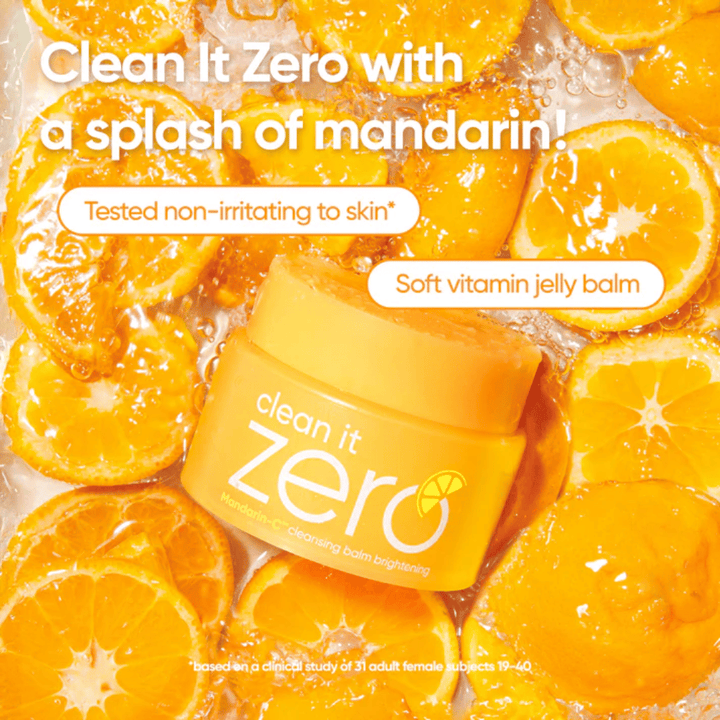 Banila Co Clean It Zero Brightening Cleansing Balm mit weicher Jelly-Textur, die die Haut mit Feuchtigkeit versorgt und gründlich reinigt mit einem frischen Gefühl
