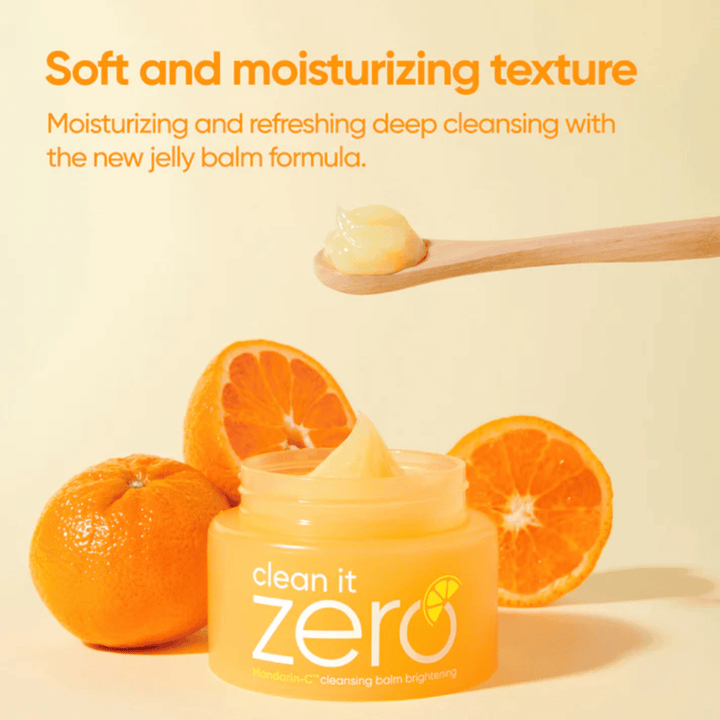 Banila Co Clean It Zero Cleansing Balm mit Mandarine und Vitamin-Jelly-Balm, der sanft zur Haut ist und Make-up sowie Unreinheiten effektiv entfernt