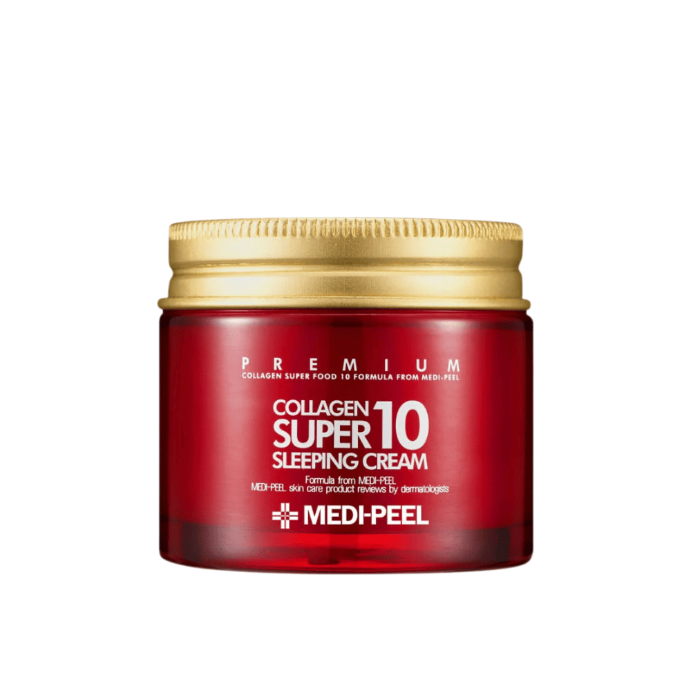 MEDI-PEEL Collagen Super 10 Sleeping Cream – koreanische Schlafcreme mit Kollagen für trockene, reife und müde Haut.