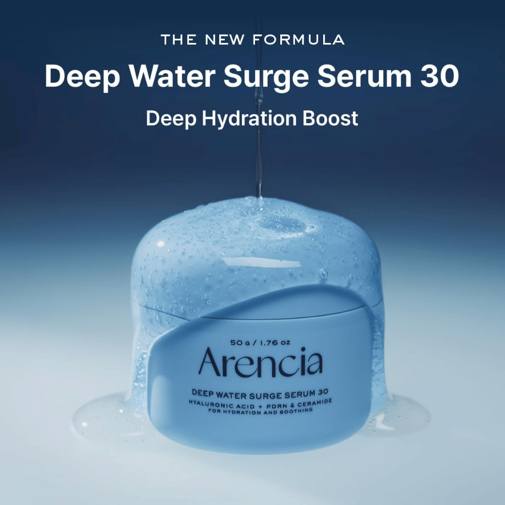 Arencia Deep Water Surge Serum 30 – intensive Feuchtigkeitsversorgung für trockene und feuchtigkeitsarme Haut