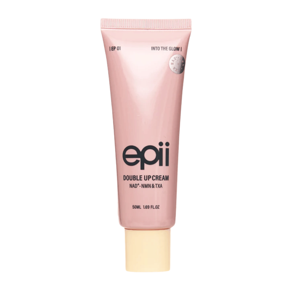EPII Double Up Cream NAD+, NMN & TXA 50 ml – strahlende Gesichtscreme, die Hautton, Festigkeit und Feuchtigkeitsversorgung verbessert.