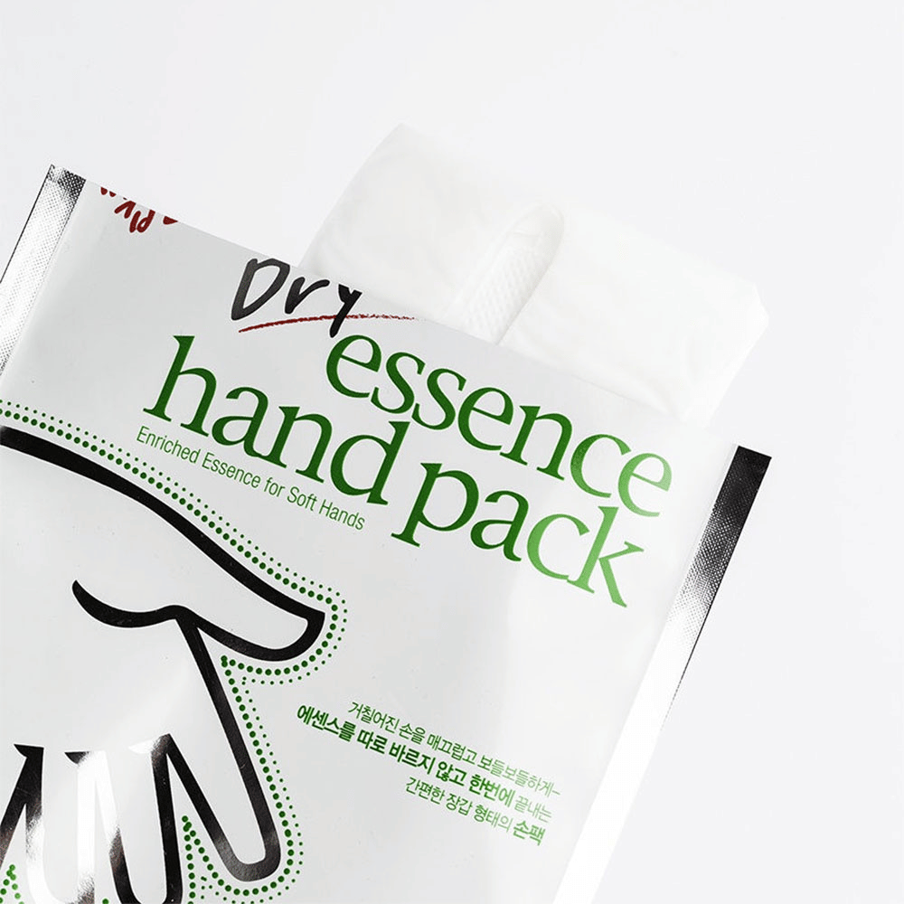 PETITFEE Dry Essence Hand Pack mit feuchtigkeitsspendender Essenz und Handschuhen für weiche und gepflegte Hände