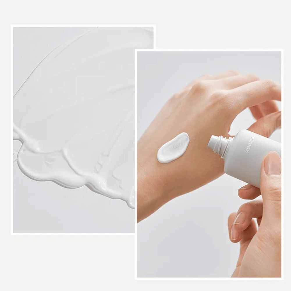 Celimax Dual Barrier Watery Sun Cream SPF50+ PA++++ mit leichter, feuchtigkeitsspendender Konsistenz, die schnell einzieht ohne weißen Film oder Klebrigkeit.