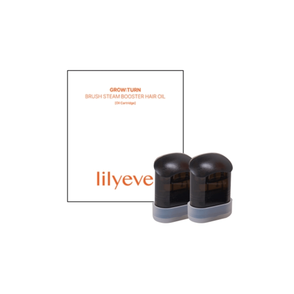 LILYEVE Grow:Turn Brush Steam Booster Hair Oil Set – Haarpflegeset mit zwei Boostern