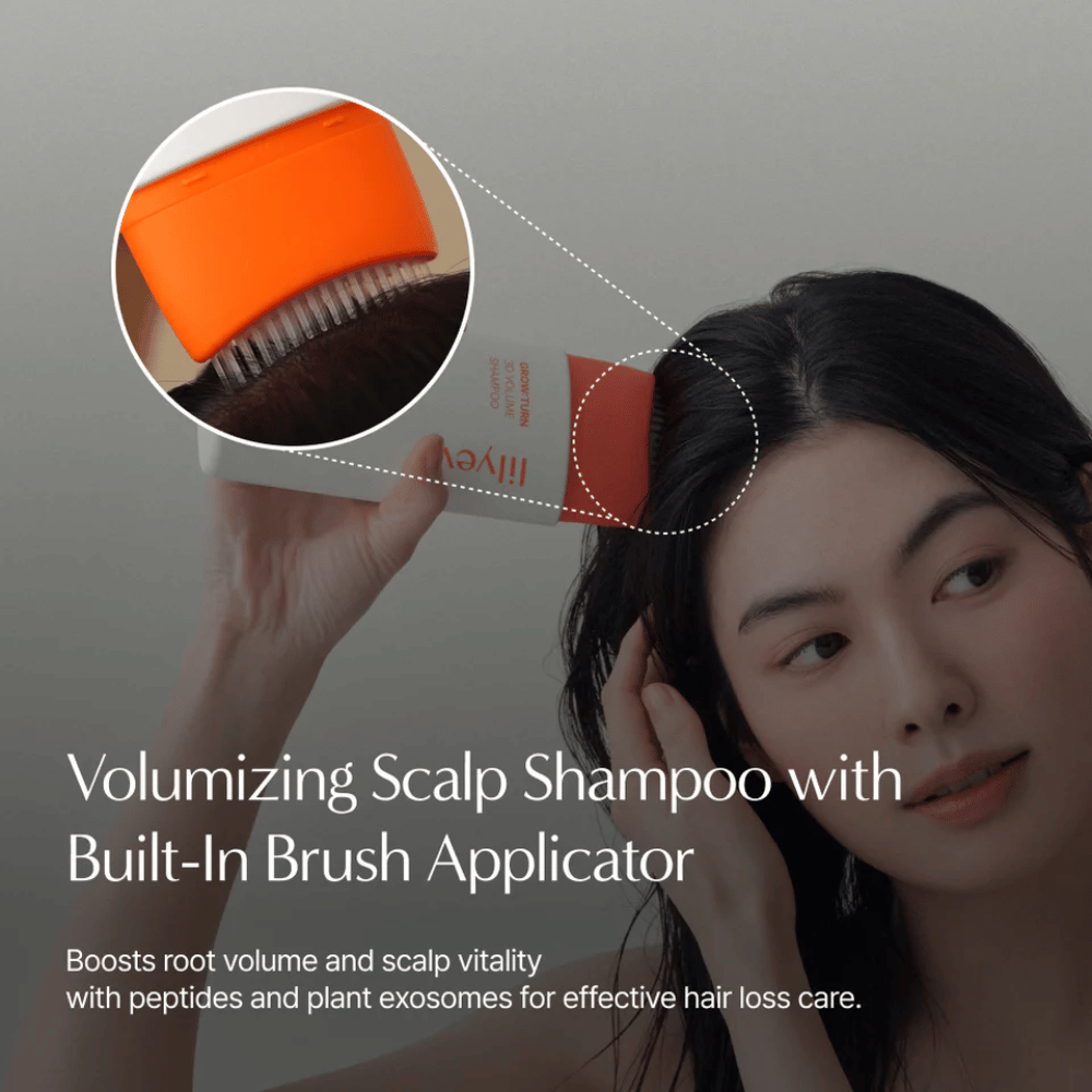LILYEVE Grow:Turn Exosome 3D Volume Brush Shampoo mit pflanzlichen Exosomen und Proteinkomplex