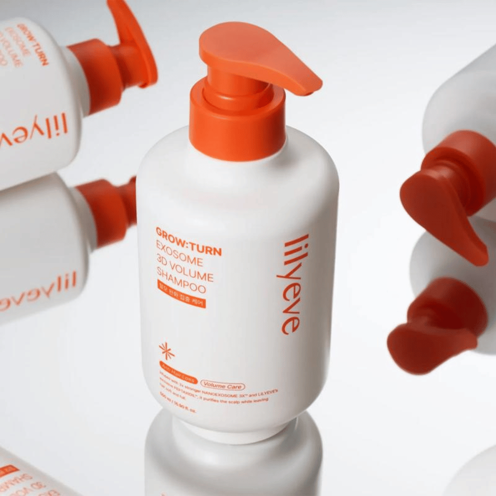 LILYEVE Grow:Turn Exosome 3D Volume Shampoo mit volumengebender Formel gegen dünnes und lebloses Haar