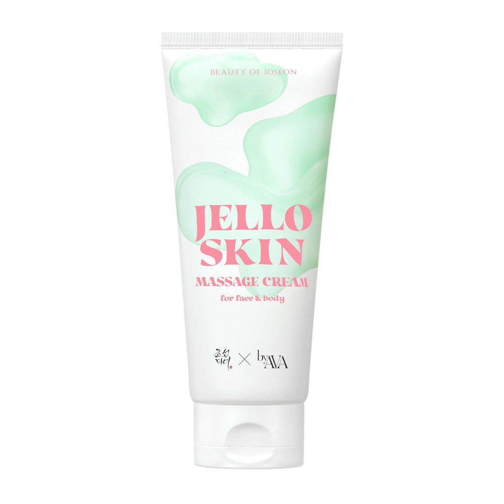 Beauty of Joseon Jello Skin Massage Cream 200 ml – feuchtigkeitsspendende Massagecreme für Gesicht und Körper mit Niacinamid und Pflanzenextrakten.