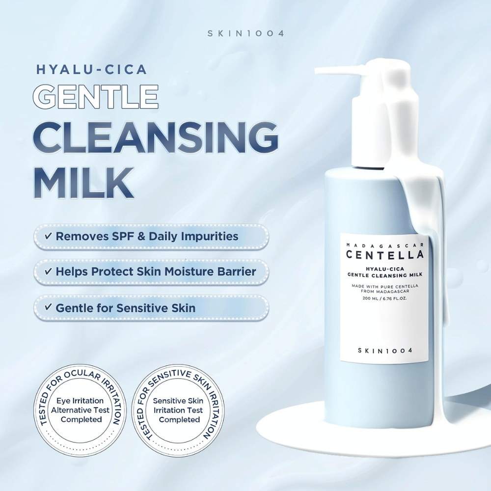 SKIN1004 Madagascar Centella Hyalu-Cica Gentle Cleansing Milk – sanfte Reinigungsmilch für empfindliche Haut