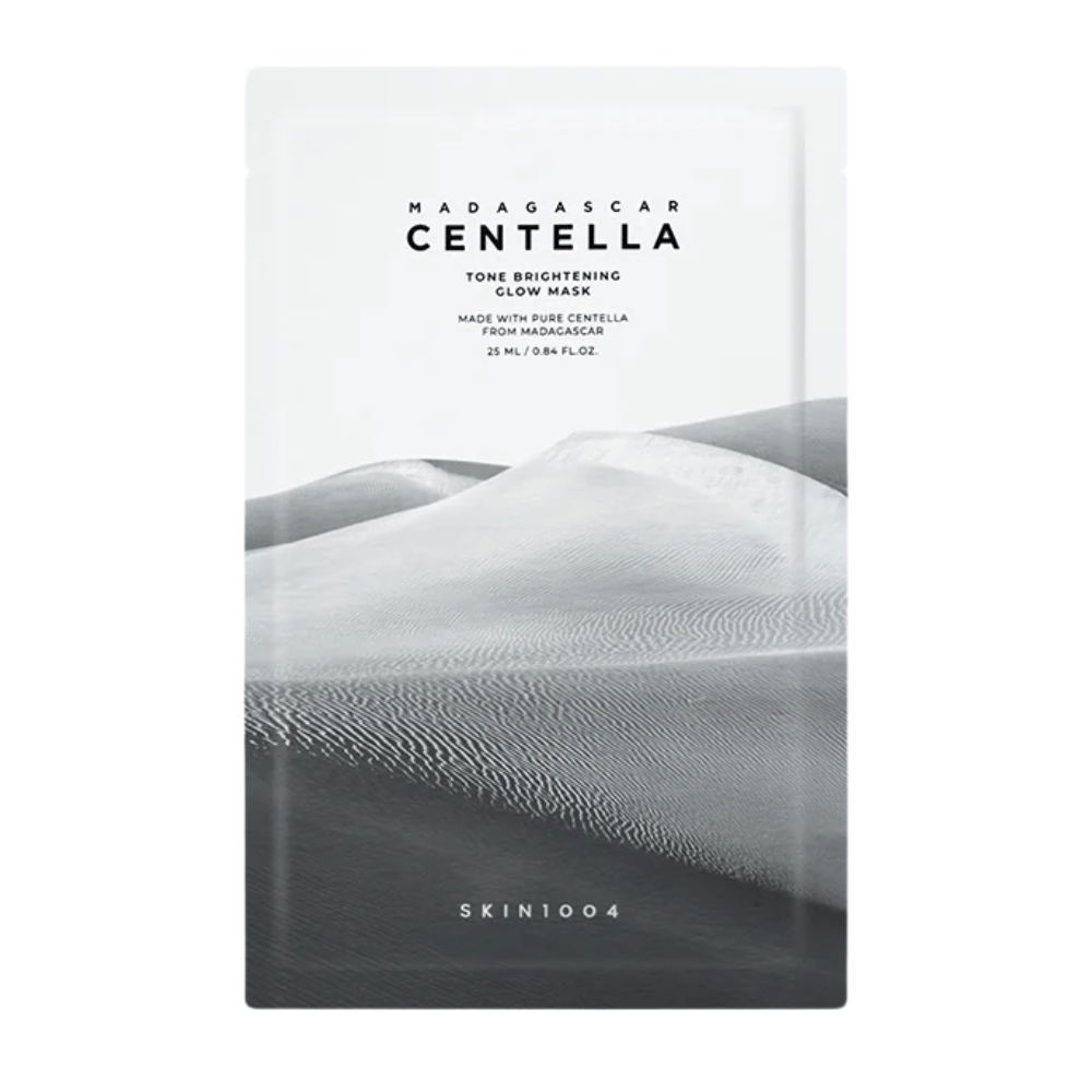 Einfaches Produktbild von Madagascar Centella Tone Brightening Glow Mask vor hellem Hintergrund.