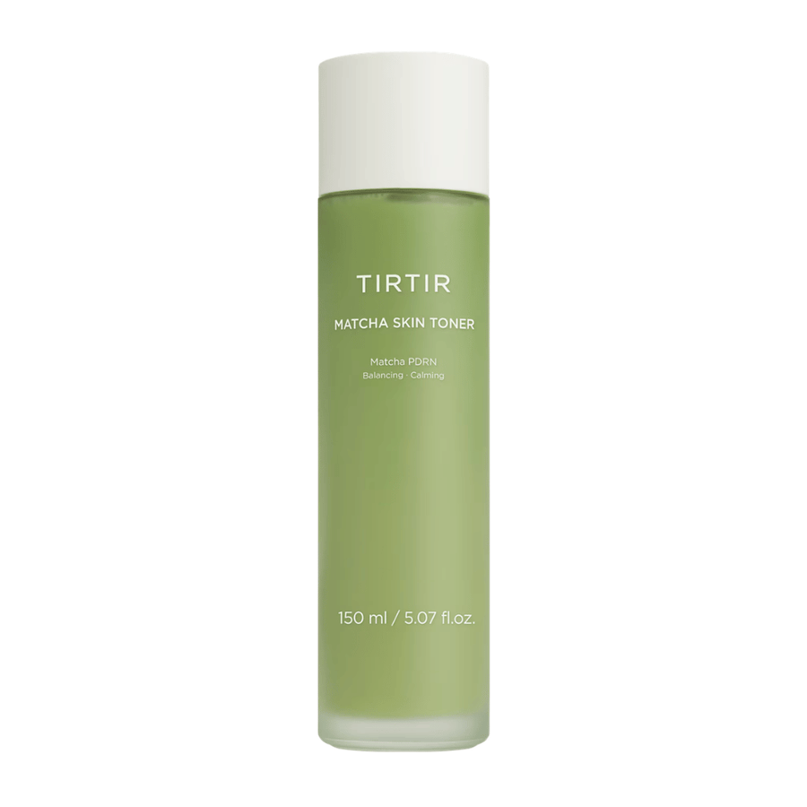 TIRTIR Matcha Skin Toner 150 ml, das empfindliche Haut beruhigt, effektiv Feuchtigkeit spendet und das Gleichgewicht sowie die Ausstrahlung der Haut verbessert.