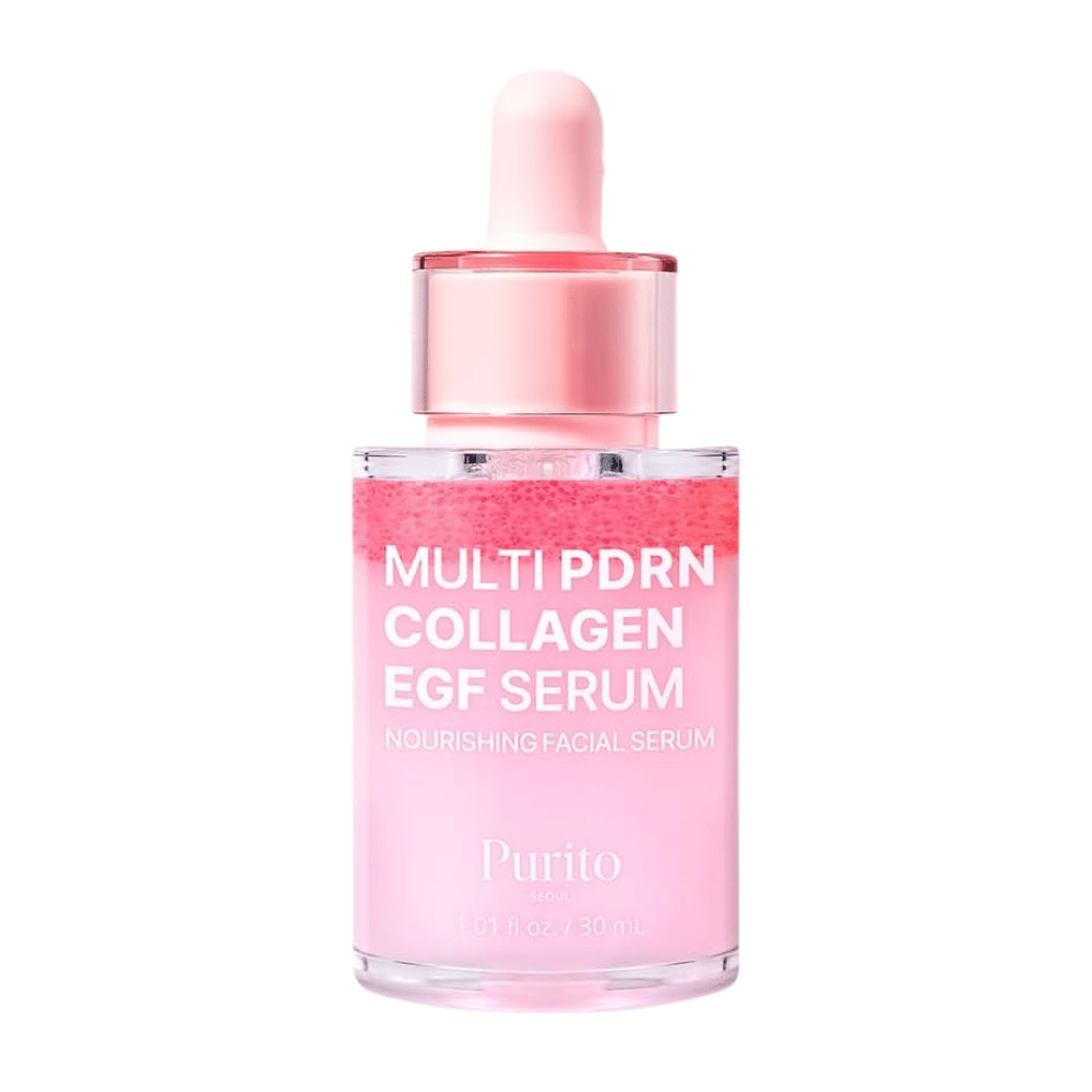 Purito Multi PDRN Collagen EGF Serum 30 ml – koreanisches Gesichtsserum mit PDRN, Kollagen und EGF.