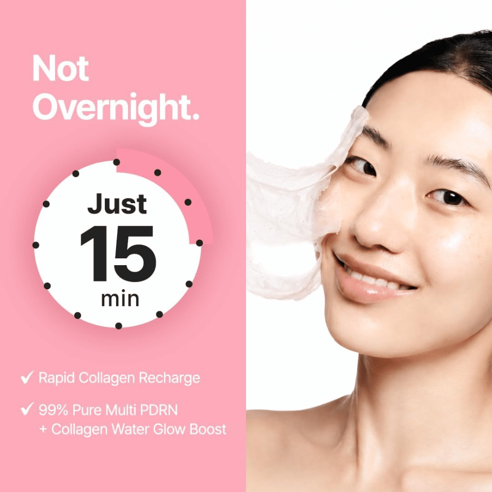 Purito SEOUL Multi PDRN Collagen Real Glow Mask – Peel-off-Maske, die in 15 Minuten mit PDRN und Kollagenwasser wirkt