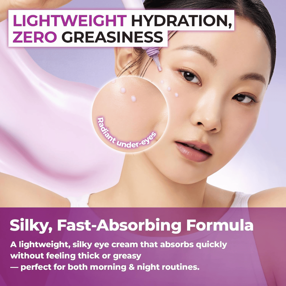 1. Jumiso Niacinamide 5+ Dark Circle Correcting Eye Cream – leichte Augencreme, die Feuchtigkeit spendet, ohne sich fettig anzufühlen