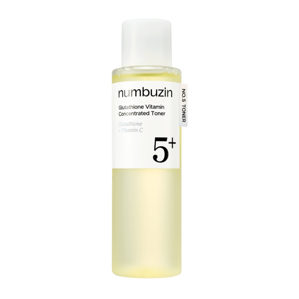 Numbuzin No.5+ Glutathione Vitamin Boosting Essential Toner für einen ebenmäßigeren Hautton und mehr Ausstrahlung