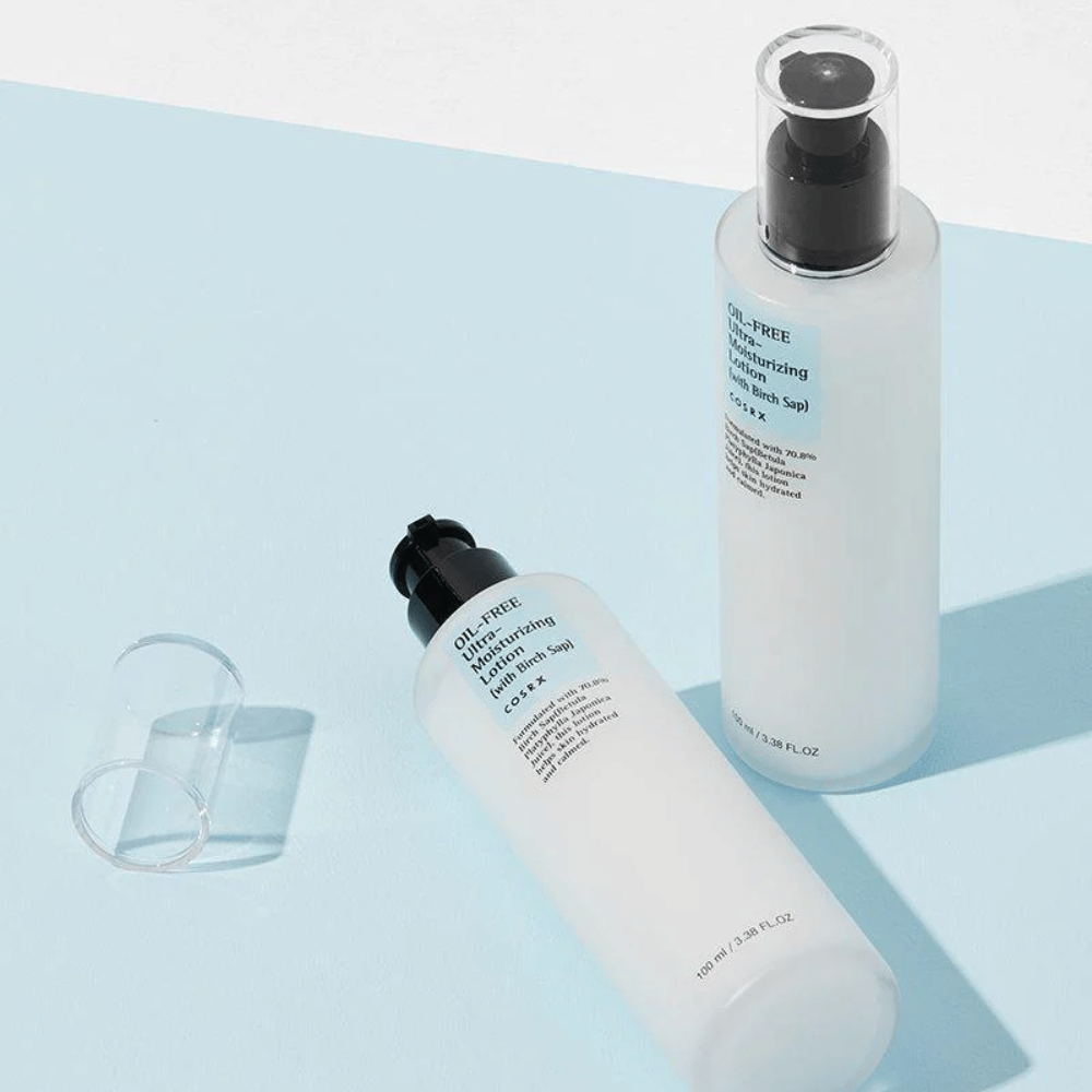 COSRX Oil-Free Ultra-Moisturizing Lotion with Birch Sap 100 ml leichte ölfreie Gesichtslotion mit Birkensaft für fettige und Mischhaut