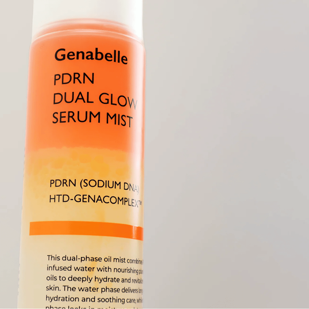 Genabelle PDRN Dual Glow Serum Mist mit PDRN und HTD-GENACOMPLEX für mit Feuchtigkeit versorgte Haut