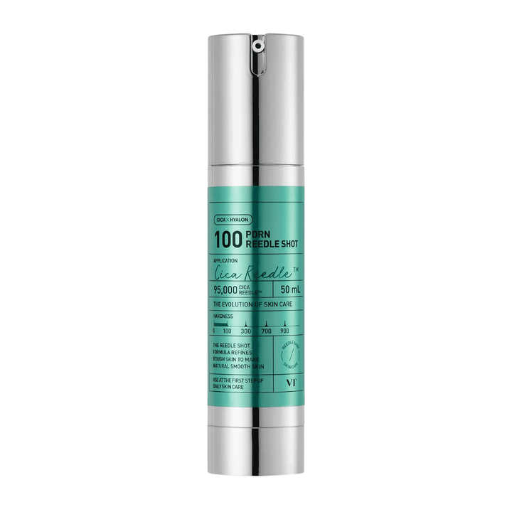 VT Cosmetics PDRN Reedle Shot 100 Flasche mit minimalistischem Design und aktiver Formel zur Verbesserung von Hautstruktur, Ausstrahlung und Elastizität