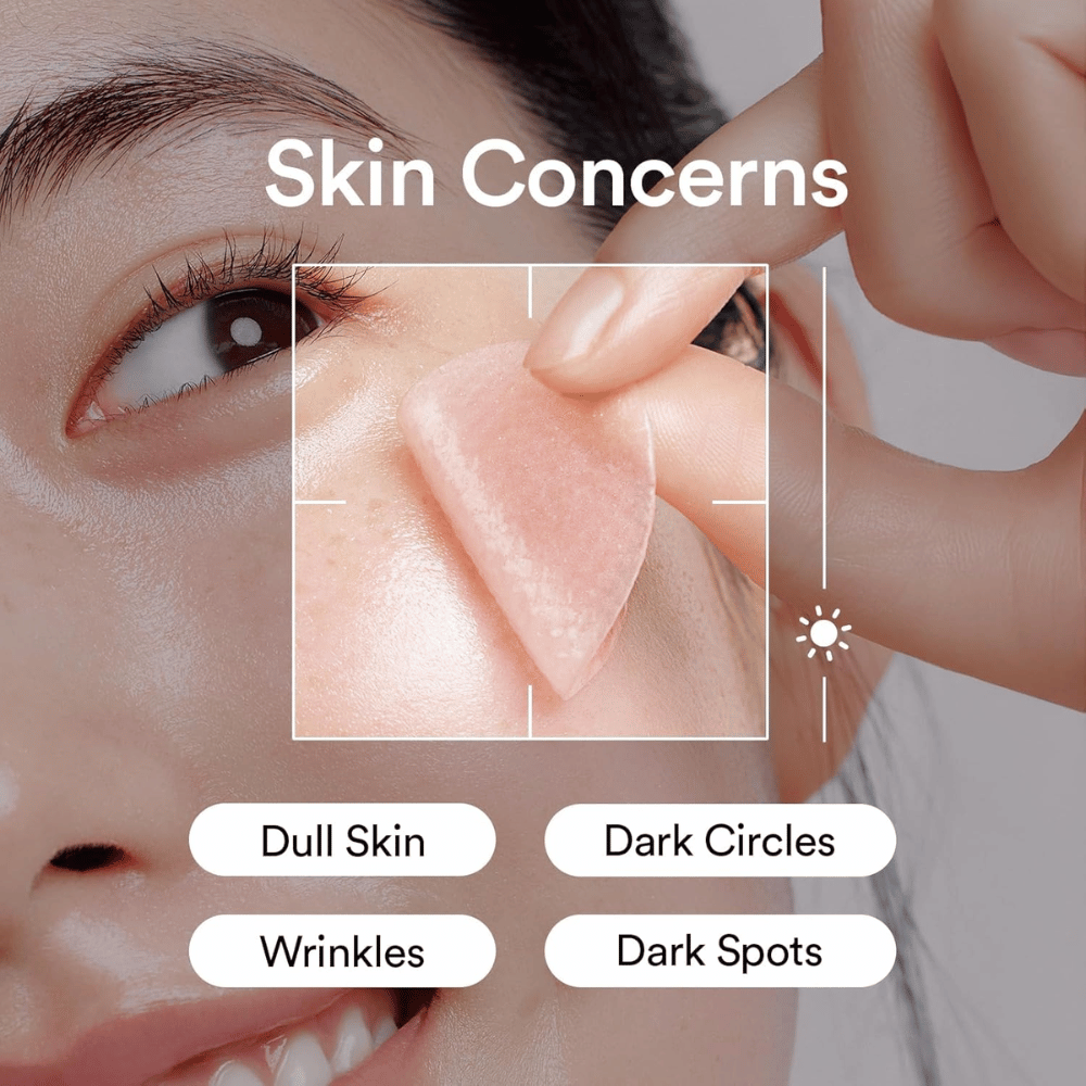 Abib PDRN Retinal Eye Patch Glow Jelly, die dunkle Ringe, Falten und Pigmentierung reduzieren, während die Haut mehr Strahlkraft und einen gleichmäßigeren Teint erhält.