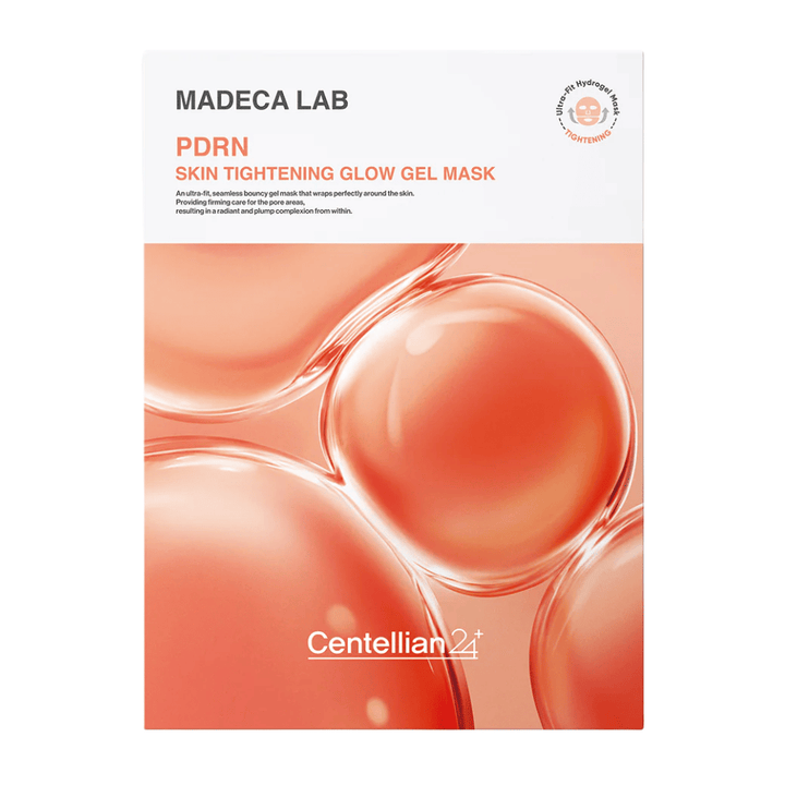 MADECA LAB PDRN Skin Tightening Glow Gel Mask von Centellian24 – koreanische Gelmaske mit PDRN-Technologie für straffere Haut, Ausstrahlung und verbesserte Hautelastizität.