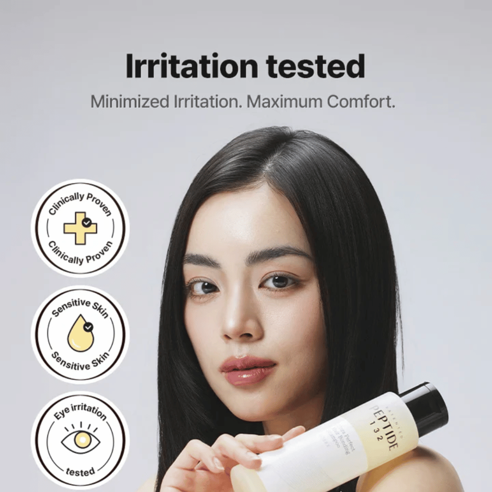 COSRX Peptide 132 Shampoo – klinisch getestet für empfindliche Haut und Augen, minimiert Reizungen und bietet maximalen Komfort.