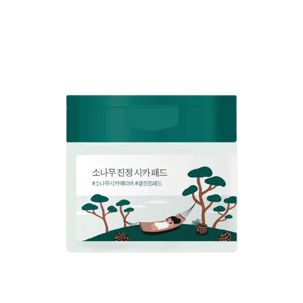 ROUND LAB Pine Calming Cica Pad – Produktbild von beruhigenden koreanischen toner pads