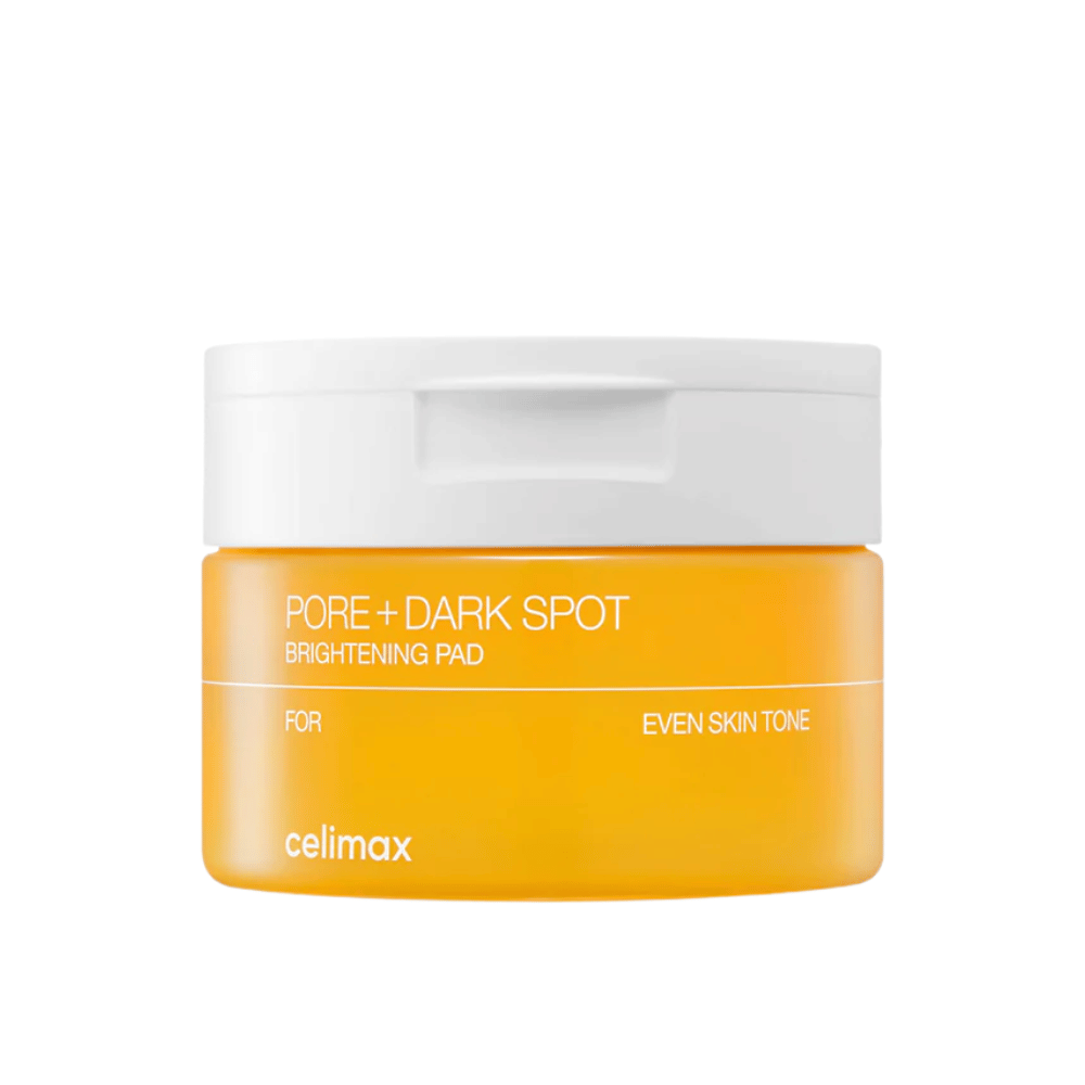 Celimax Pore + Dark Spot Brightening Pad – koreanische Aufhellungspads für Haut mit ungleichmäßigem Ton, Poren und Pigmentierung.