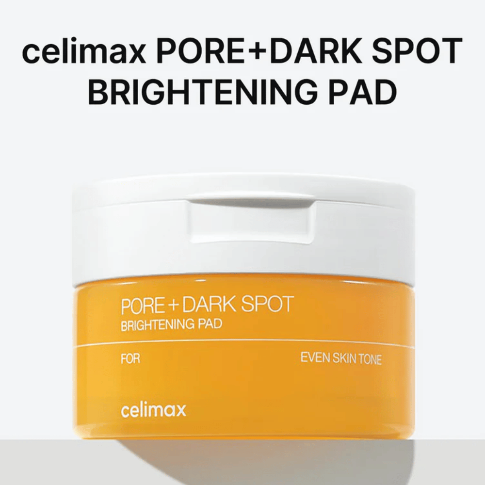 Celimax Pore + Dark Spot Brightening Pad – Hautpflegepads, die dunkle Flecken reduzieren, Poren reinigen und einen gleichmäßigen Hautton verleihen.
