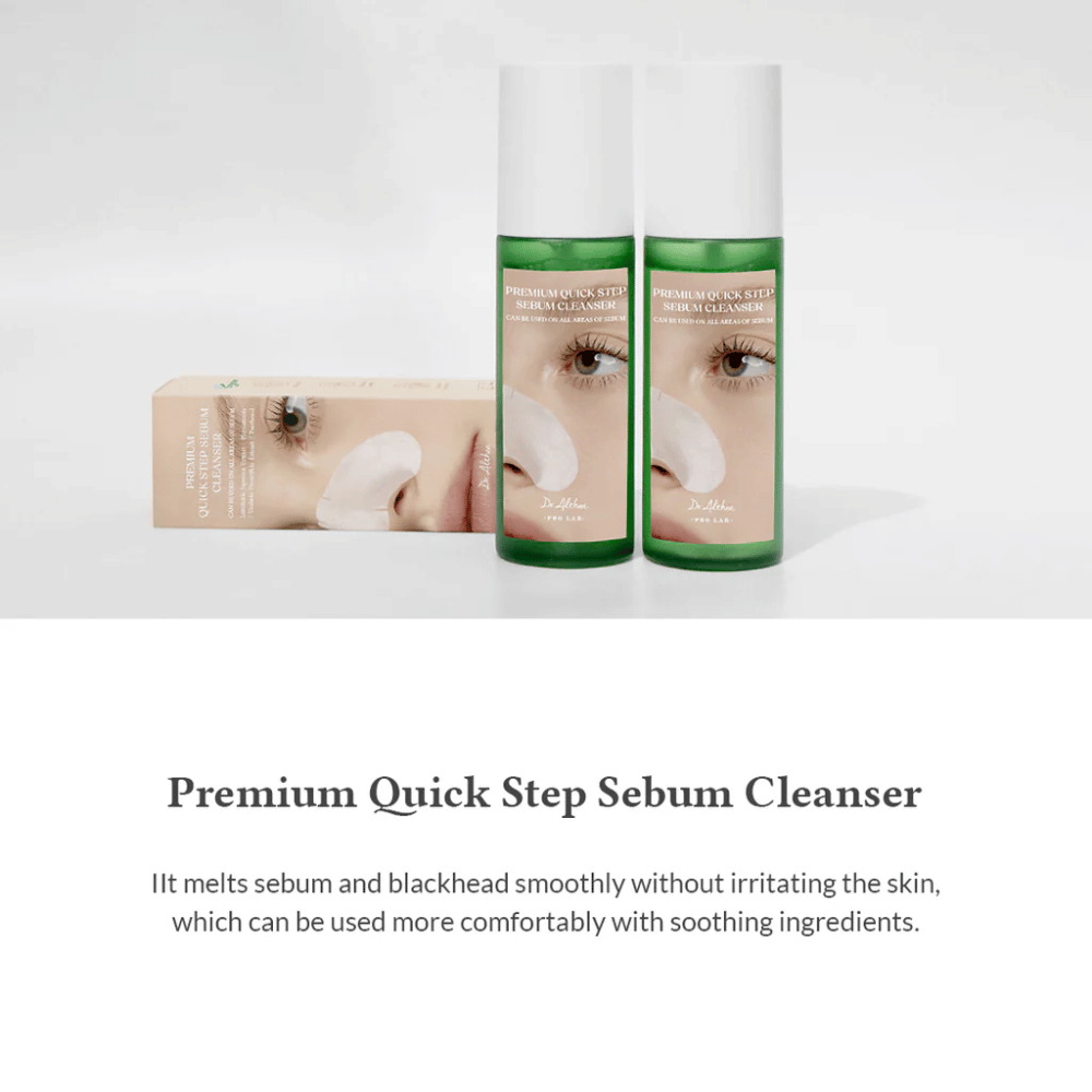 Dr. Althea Premium Quick Step Sebum Cleanser – Effektive Sebum-Reinigung, die Talg und Unreinheiten auflöst, während die Haut feucht und ausgeglichen bleibt.