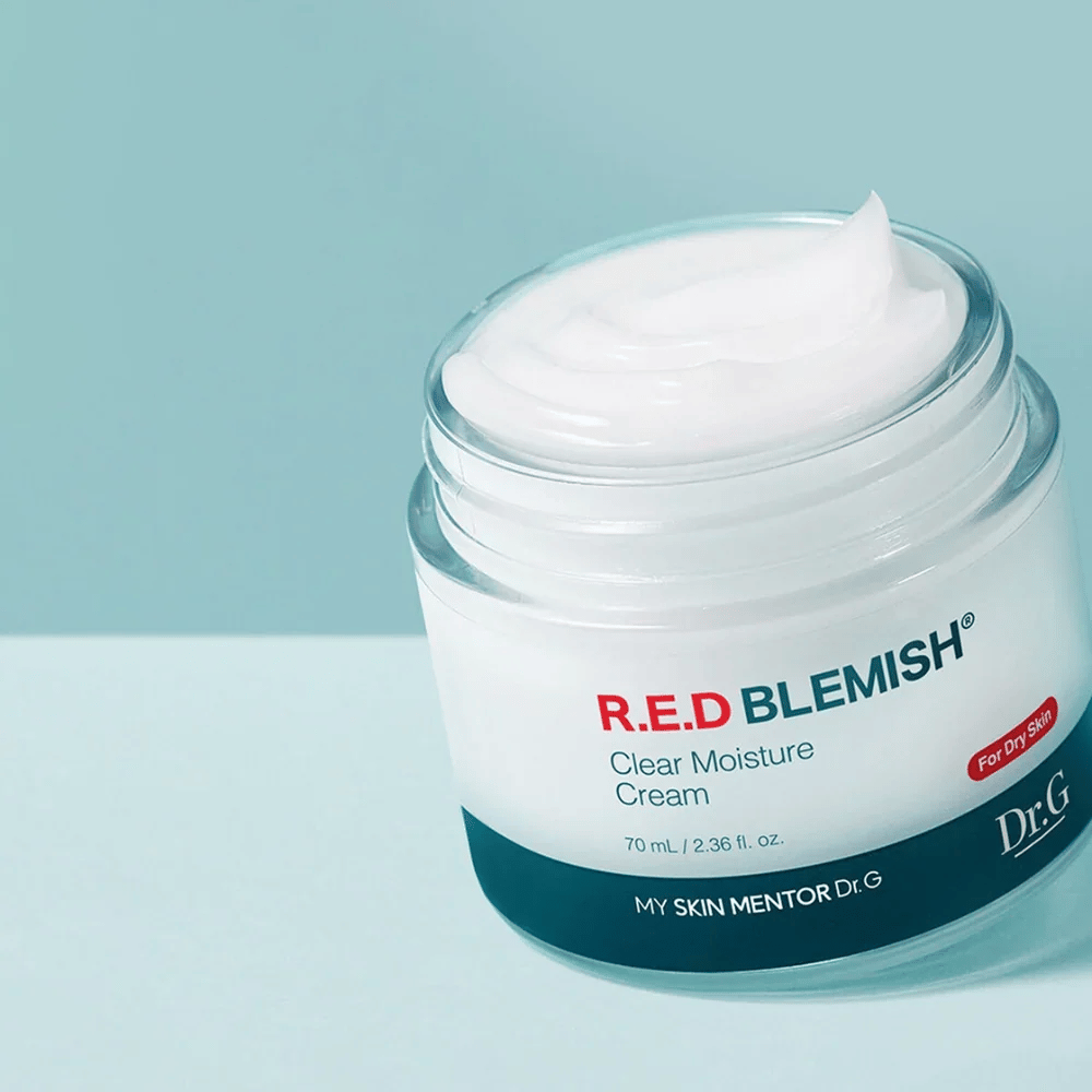 Dr.G R.E.D Blemish Clear Moisture Cream 70 ml – koreanische Gesichtscreme für trockene Haut.