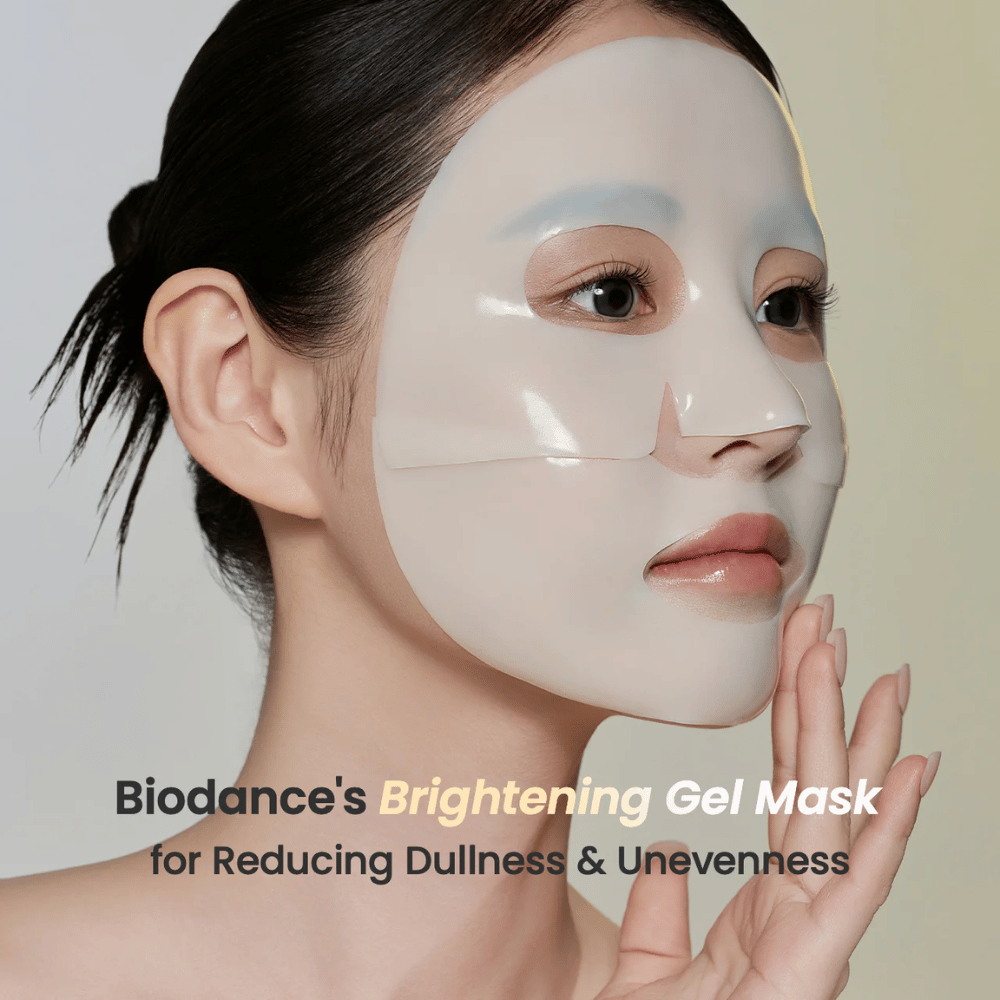 Biodance Brightening Gel Mask – eine innovative Gelmaske, die Müdigkeit und ungleichmäßigen Hautton reduziert. Befeuchtet, hellt auf und verleiht der Haut einen strahlenden Glanz.