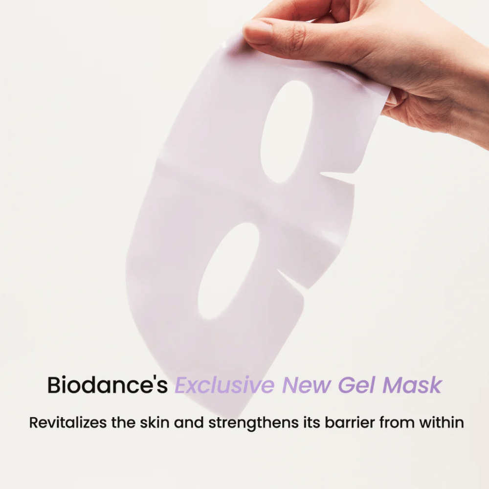 Verpackung von Biodance Rejuvenating Caviar PDRN Real Deep Mask mit Fokus auf Anti-Aging, Hauterneuerung und Strahlkraft