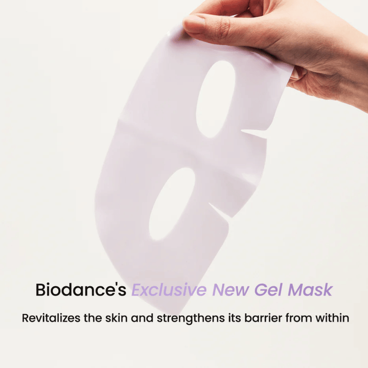 Verpackung von Biodance Rejuvenating Caviar PDRN Real Deep Mask mit Fokus auf Anti-Aging, Hauterneuerung und Strahlkraft