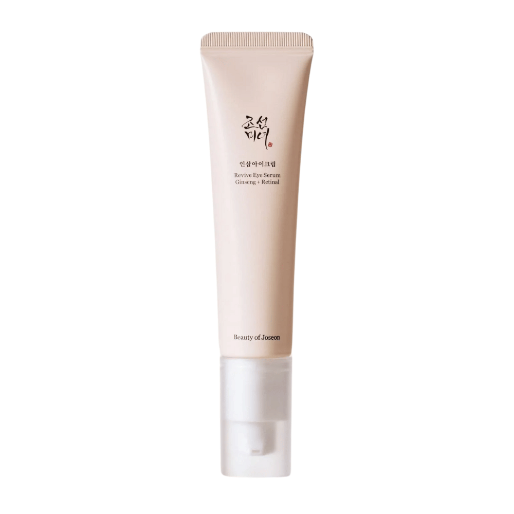 Beauty of Joseon Revive Eye Serum Ginseng + Retinal in beige Tube – koreanisches Augenserum, das feine Linien reduziert und die Haut um die Augen stärkt.