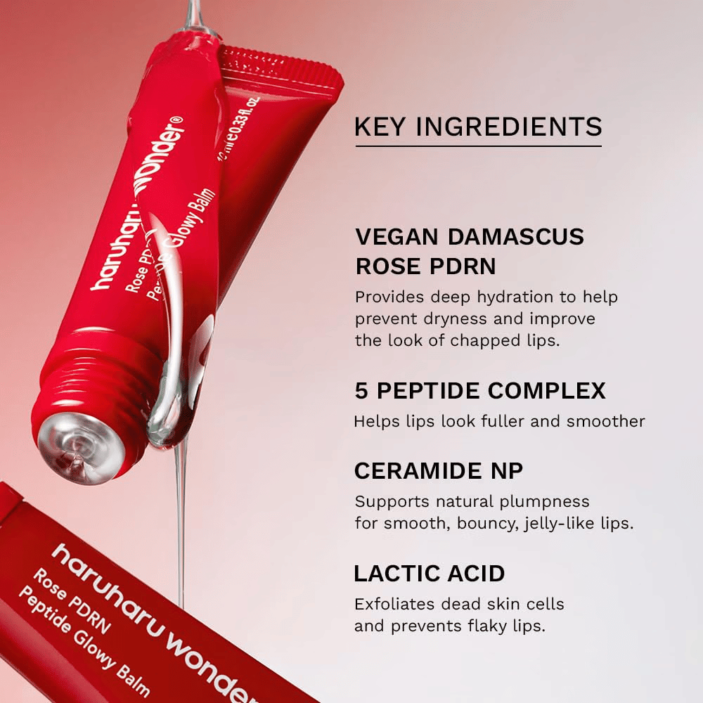 Haruharu Wonder Rose PDRN Peptide Glowy Balm mit veganem Rose PDRN, Peptiden, Ceramid NP und Milchsäure