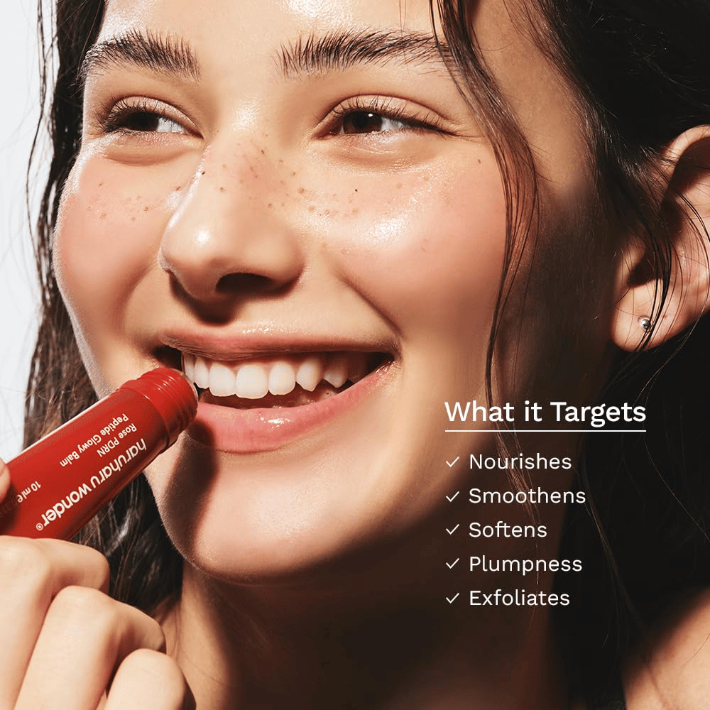 Haruharu Wonder Rose PDRN Peptide Glowy Balm – pflegender Lippenbalsam, der Feuchtigkeit spendet, die Lippen geschmeidig macht und ein volleres Gefühl verleiht